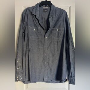 Men’s Wallin & Bros Button Shirt, Size XL
